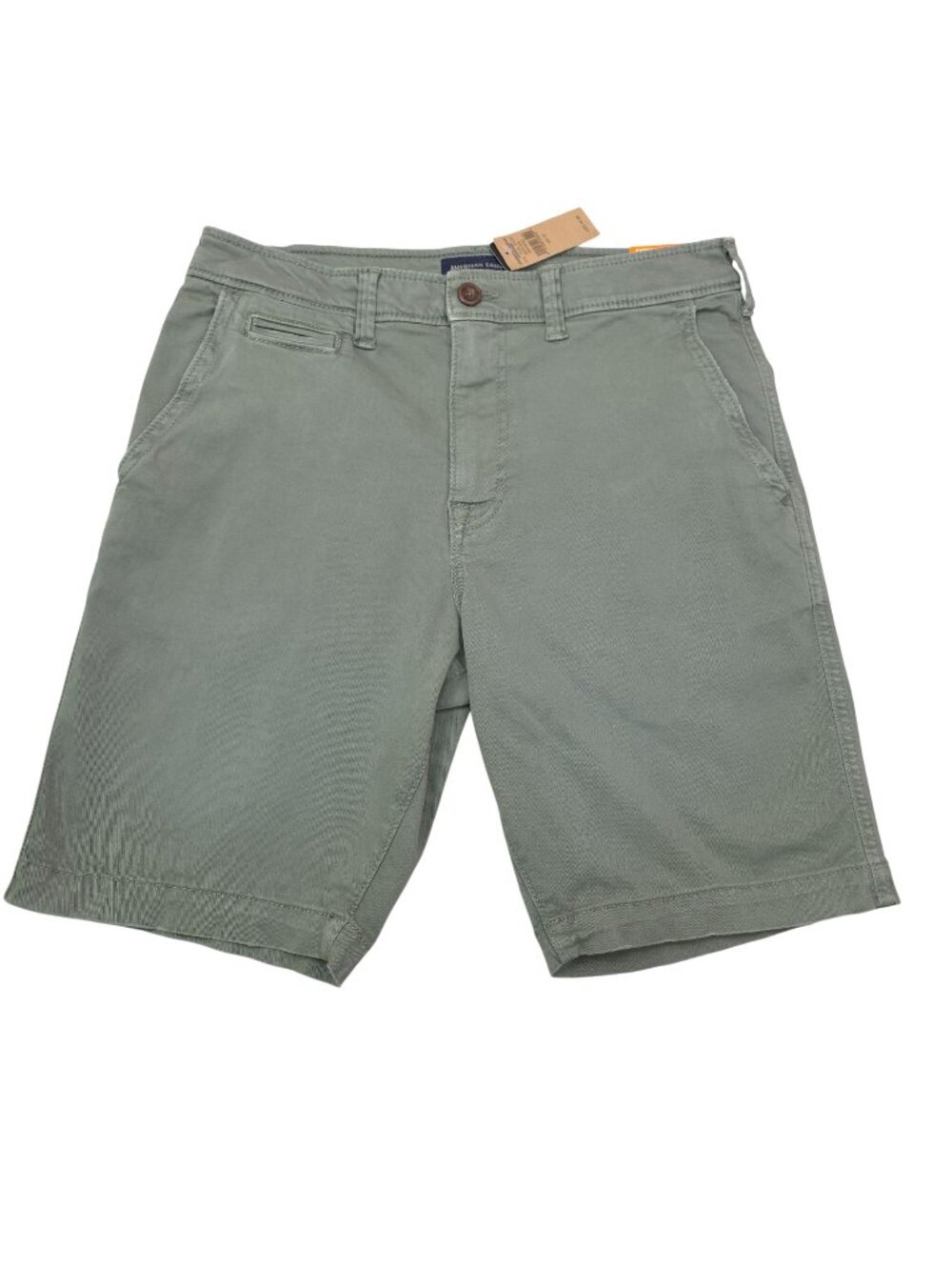 American Eagle Mens 31 Classic Extreme Flex Shorts 9.5" Inseam Olive Green
